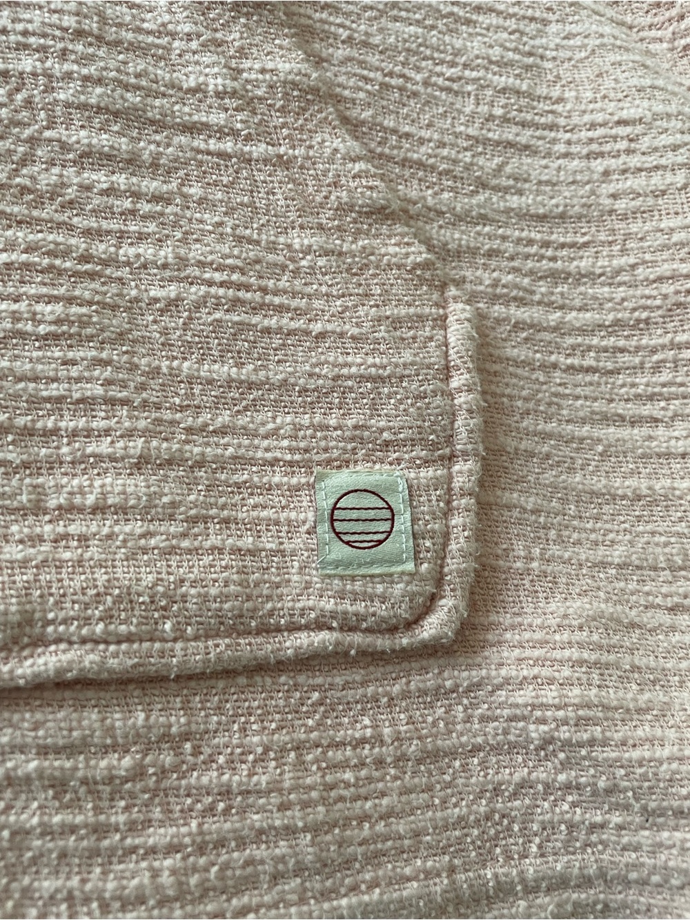 Marine Layer Large Pale Pink Hooded Henley Pullover - Picture 4 of 6